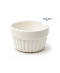 ARABIA ヴィンテージ リブボウル ホワイト 約9cm