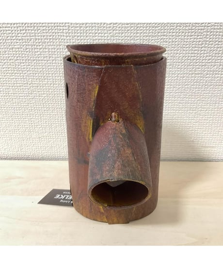 ブリキ ウッド プランター ダブル 19×9×15cm