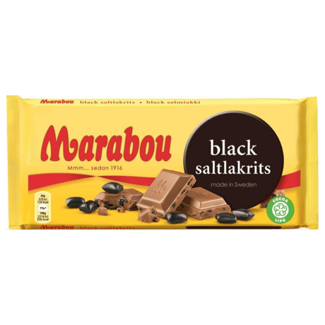 Marabou マラボウ ラクリッツ 板チョコレート 180g