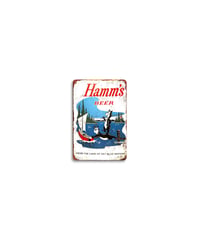 Hamm's Beer ブリキ看板 ビール レトロ アメリカン 壁飾り