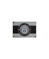 ブリキ看板 Route 66 州名 モノトーン アメリカ カリフォルニア 壁飾り