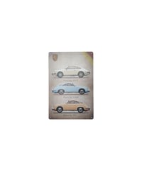 ブリキ看板 Porsche 911 356B ポルシェ ドイツ車 名車 スポーツカー 壁飾り