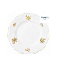 ARABIA Ailo ヴィンテージ プレート 約21cm 金彩 花柄