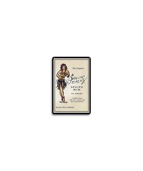 ブリキ看板 レトロ Sailor Jerry ラム酒 バー アメリカン 壁飾り インテリア