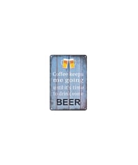 ブリキ看板 ビール レトロ アメリカン BAR カフェ インテリア 壁飾り