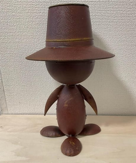 ブリキ リーフエルフ プランター 17×15×30cm