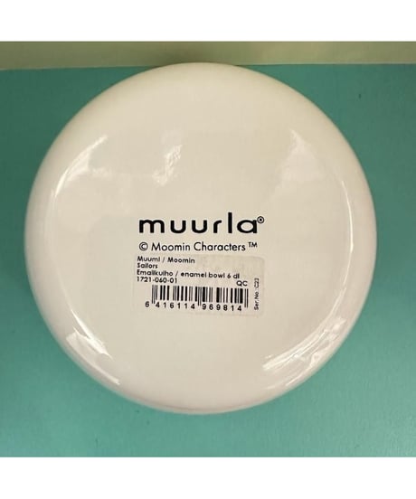 Muurla ムーミンファミリー 海 ホーローボウル 6dL(600mL)