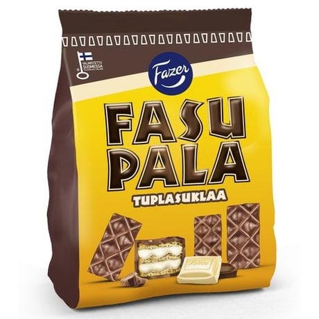 Fazer ファッツェル ファスパラ ダブル チョコレート ウエハース 4 袋