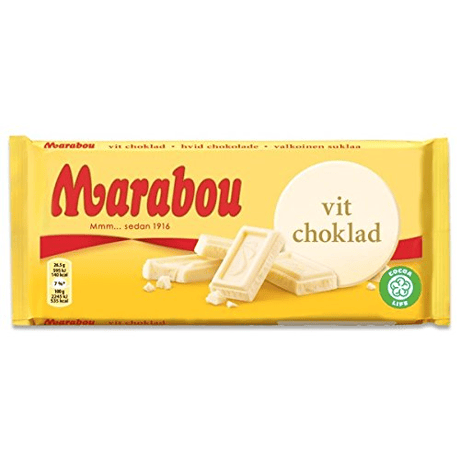 Marabou マラボウ ホワイトチョコレート 185g ×10枚 セット スゥエーデンのチョコレートです
