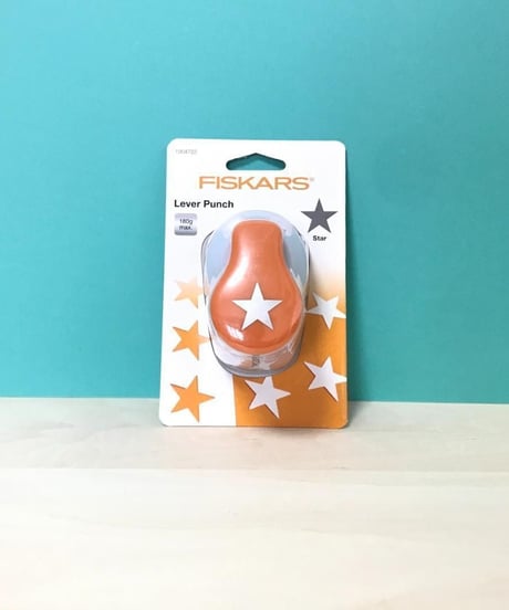 Fiskars スター型 穴あけパンチ 2.5cm