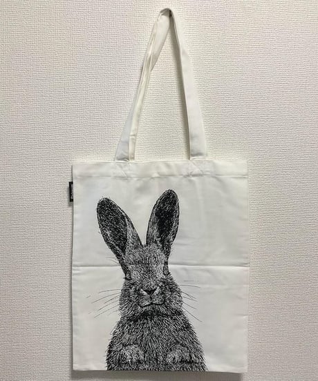 Finlayson きつね＆うさぎ柄 トートバック 41.5×36cm