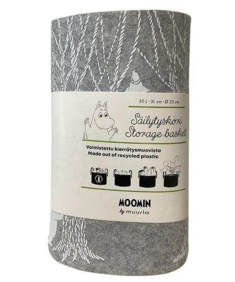 Muurla スナフキン ムーミン 森の中 収納バスケット 30L