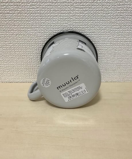 Muurla ムーミンパパ ホーロー マグカップ グレー3,7dL(370ml)