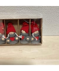 トントゥ 人形 4点セット 7×5cm