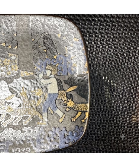 ARABIA カレワラ 1979年 イヤープレート 壁掛け 陶板 20cm