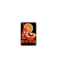 ブリキ看板 レトロ オレンジ リキュール COINTREAU 広告 ポスター 壁飾り