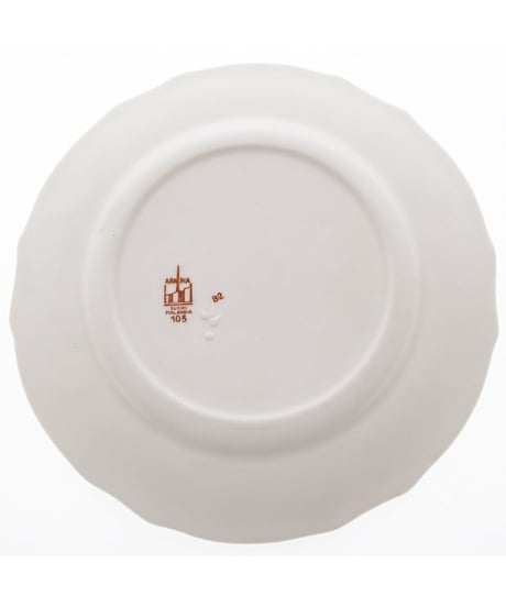 ARABIA ヴィンテージ 花柄 プレート 約17cm 金彩 フィンランド 1940年代