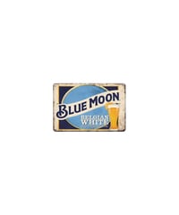 ブリキ看板 ビール BLUE MOON ブルームーン レトロ 壁飾り インテリア