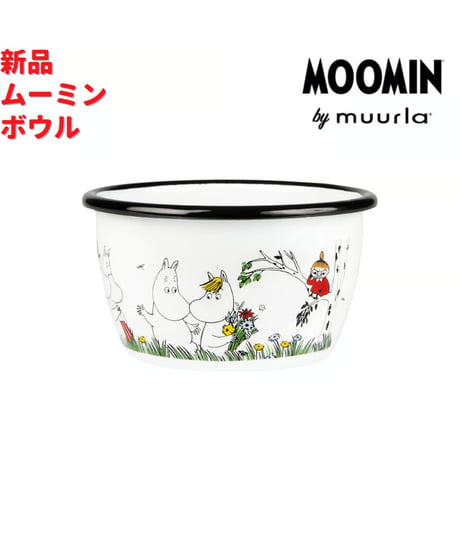Muurla ムーミン ホーローボウル ムーミンファミリー 楽しい家族 3dL (300mL)