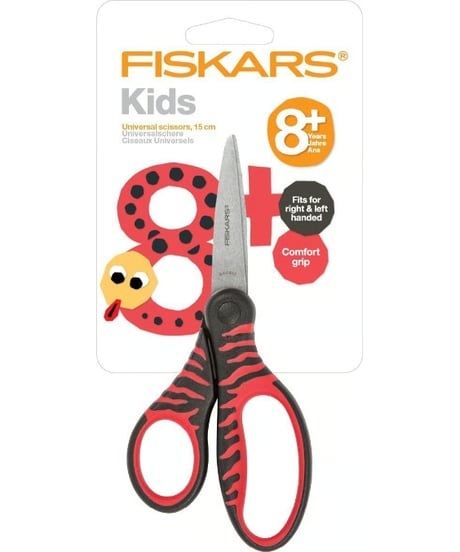Fiskars キッズ用 はさみ 15cm
