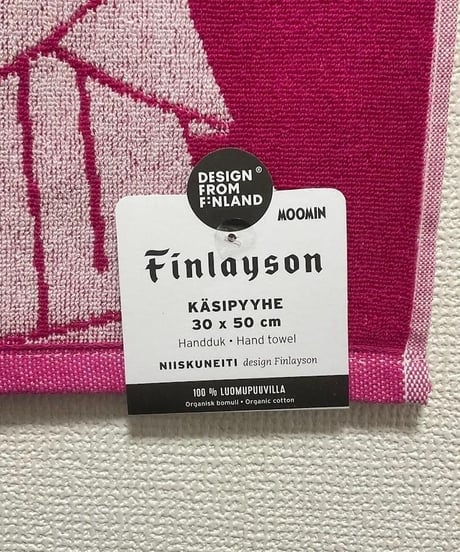 Finlayson フローレン ハンドタオル ピンク 30×50cm