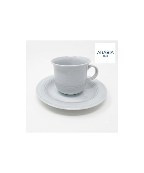 ARABIA Arctica カップ＆ソーサー ライトブルー 北欧