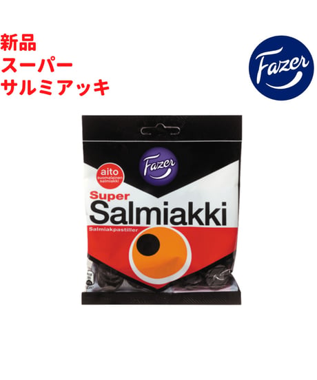 Fazer スーパーサルミアッキ 袋バージョン 1袋×80g
