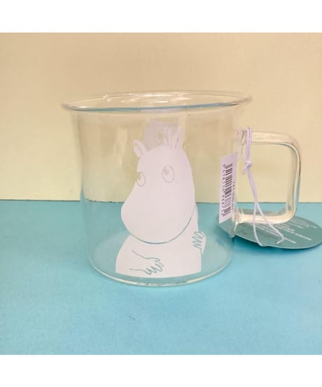 Muurla ムーミン ガラスマグカップ ホワイト 3,5dL (350mL)