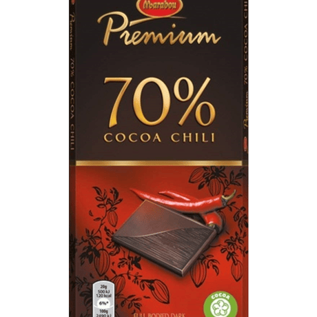 Marabou マラボウ プレミアム チリ味 板チョコレート 100g