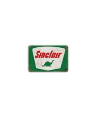 Sinclair ブリキ看板 レトロ ガソリン 恐竜 アメリカン 壁飾り