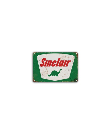 Sinclair ブリキ看板 レトロ ガソリン 恐竜 アメリカン 壁飾り