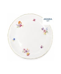 ARABIA 花柄 プレート 約6.5cm 金彩 フィンランド製