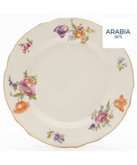 ARABIA ヴィンテージ 花柄 プレート 約17cm 金彩 フィンランド 1940年代