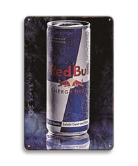 ブリキ看板 Red Bull レッドブル エナジードリンク レトロ ポスター アメリカン雑貨 ヴィンテージ風 インテリア 壁飾り カフェ ガレージ