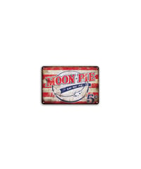 ブリキ看板 MOON PIE ムーンパイ アメリカン スイーツ お菓子 レトロ 壁飾り