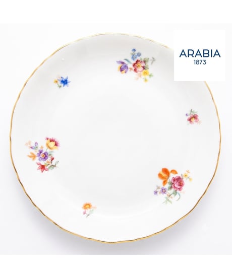 ARABIA Kesakukka 金彩 プレート 約23cm 北欧