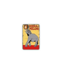 ブリキ看板 ゾウ ビール BIRRA MILANO レトロ 壁飾り インテリア