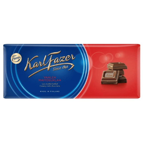 Karl Fazer クリーム チョコレート 200g 10枚セット (2kg)　フィンランドのチョコレートです