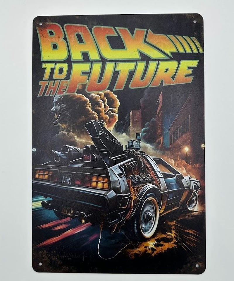 バック・トゥ・ザ・フューチャー　デロリアンポスター Amazon.com: Back To The Future - Movie Poster (DeLorean - 1.21