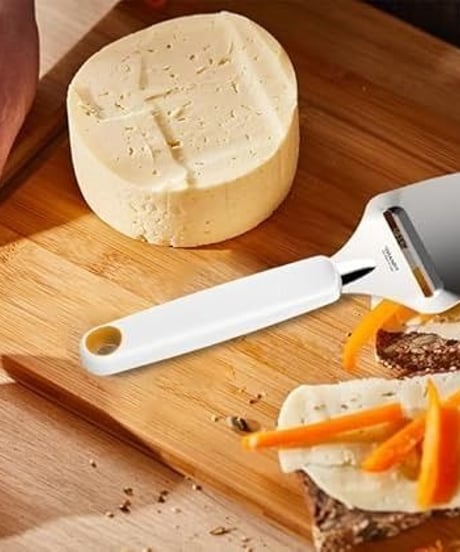 Fiskars チーズ スライサー ステンレス刃 ホワイト 22.1cm