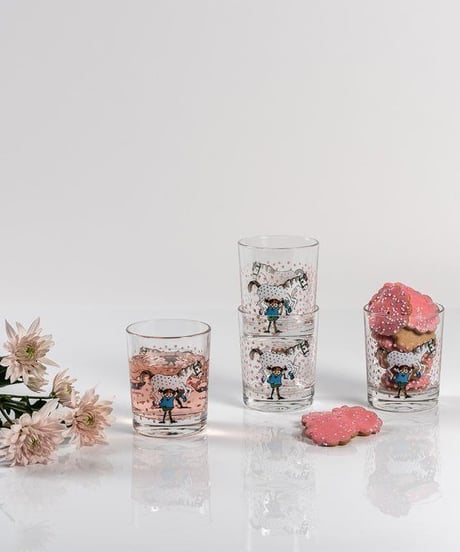 Muurla 長くつ下のピッピ グラス 2dL(200mL)