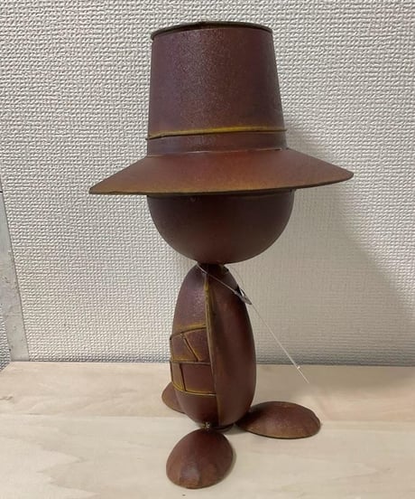 ブリキ リーフエルフ プランター 17×15×30cm