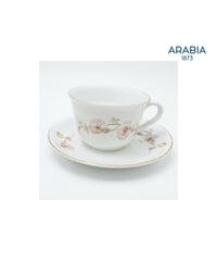 ARABIA 花柄 ヴィンテージ カップ＆ソーサー 金彩