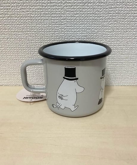 Muurla ムーミンパパ ホーロー マグカップ グレー3,7dL(370ml)