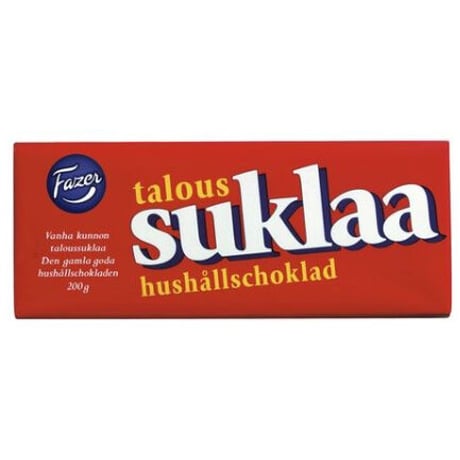 Fazer ファッツェル TALOUSSUKLAA ダーク チョコレート 1 袋