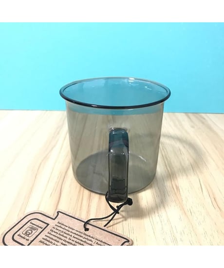 Muurla ブラック ガラスマグカップ 3.5dL(350mL)