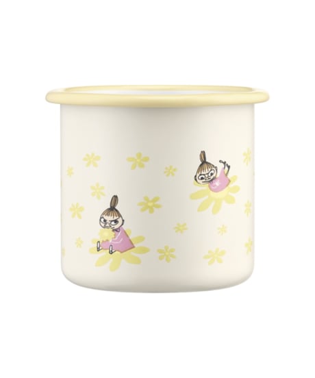 Muurla ムーミン ホーローマグカップ リトルミィ お花 3.7dL(370mL)