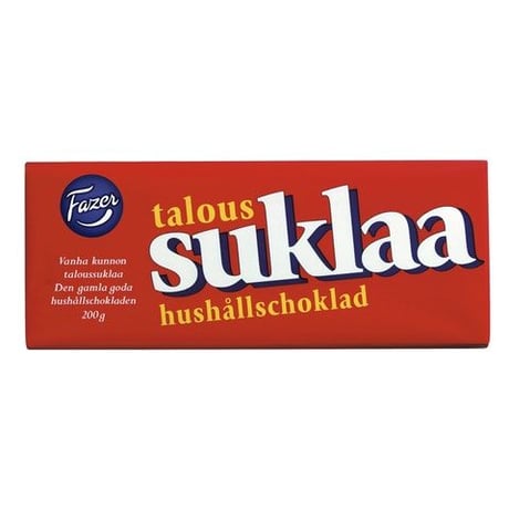 Fazer ファッツェル TALOUSSUKLAA ダーク チョコレート 10 袋