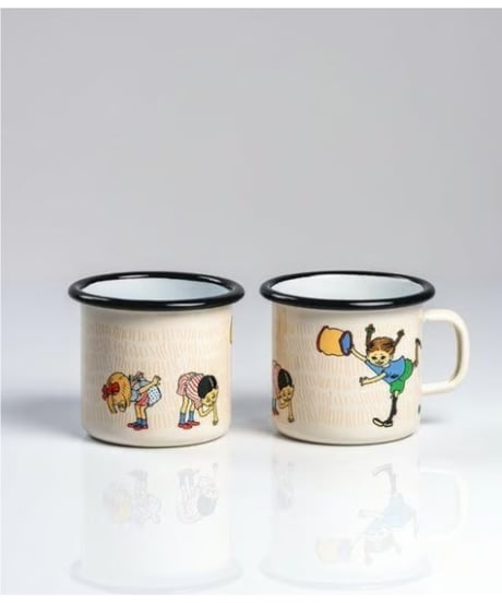 Muurla 長くつ下のピッピ ホーローマグカップ 2.5dL (250mL)