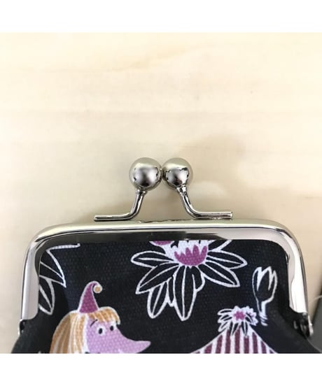 Martinex ムーミン フィリフヨンカとミーサとがま口財布 12×12cm